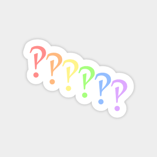 Interrobang Spectrum Sticker